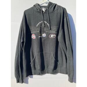 Peach Bowl Ohio State vs. Georgia Bulldogs Pullover Sweatshirt Hoodie Size 2XL